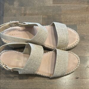 Alex Marie Women's Sparkling Cream Espadrilles